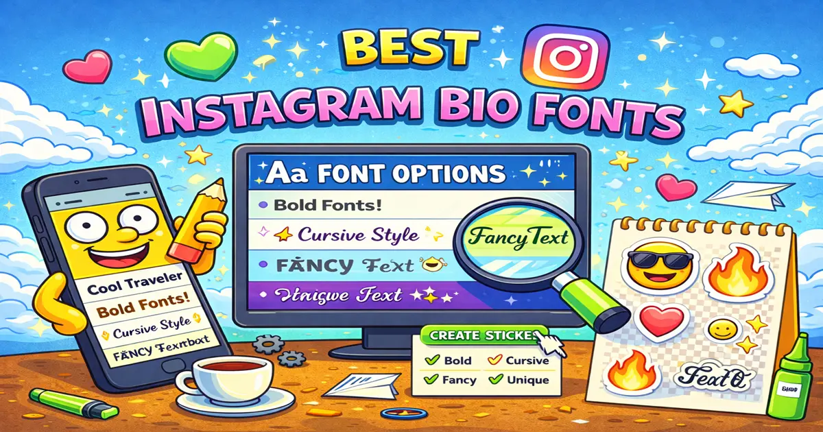 15 Best Instagram Bio Fonts That Actually Work in 2026