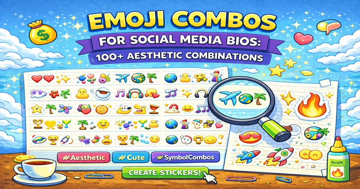 Emoji Combos for Social Media Bios: 100+ Aesthetic Combinations (2026)
