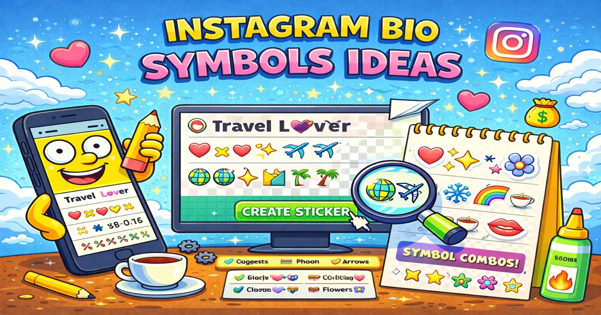 200+ Instagram Bio Symbols & Ideas to Make Your Profile Pop (2026)